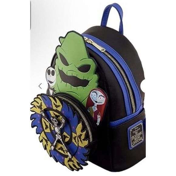 Loungefly Disney The Nightmare Before Christmas 30th Anniv Oogie Boogie Glows NW main image 4